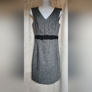 Banana Republic Gray Sheath Strapless Midi Dress